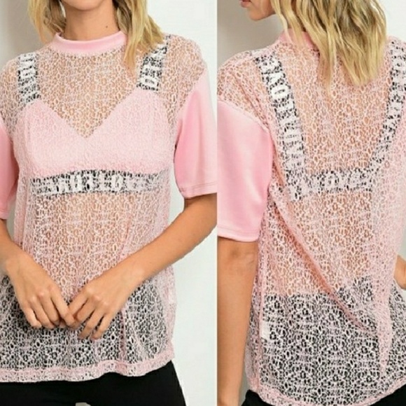 ♥"LOVE" Bralette w/Lace Top♥ - Picture 2 of 5